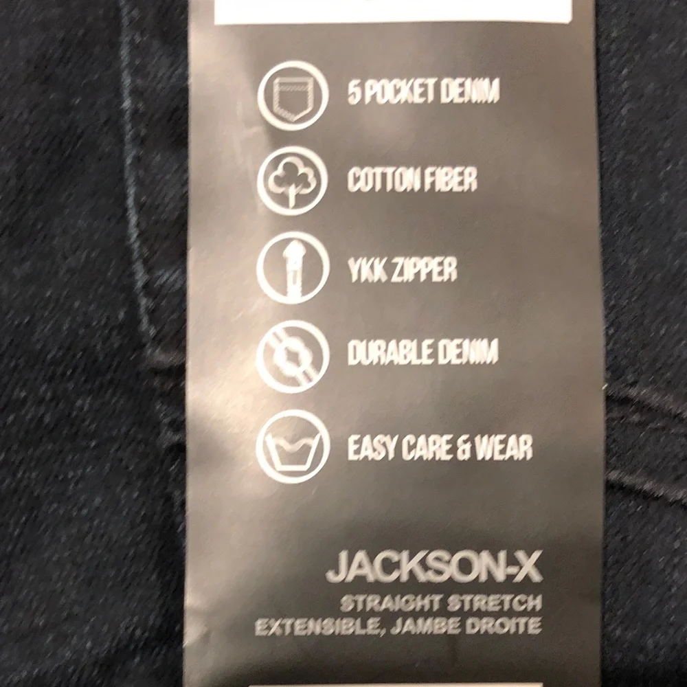 Buffalo David Bitton Men’s Black Straight Stretch Jeans